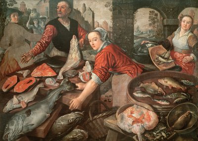 Der Fischmarkt von Joachim Bueckelaer